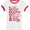 Love is patient, love is kind