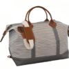 Gray Stripe Weekender