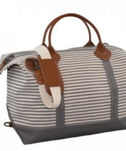 Gray Stripe Weekender