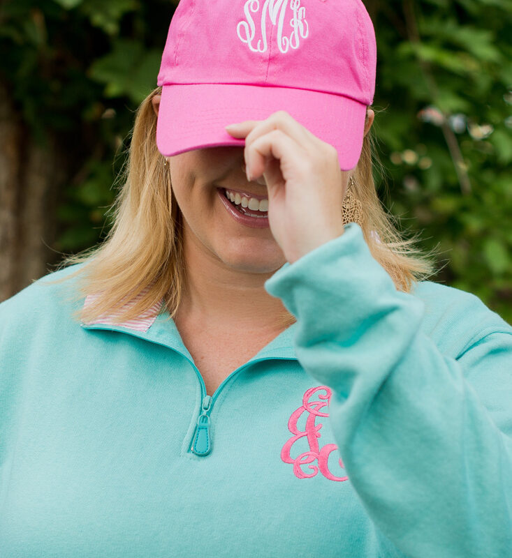 Monogram Hot Pink Cap - Image 3
