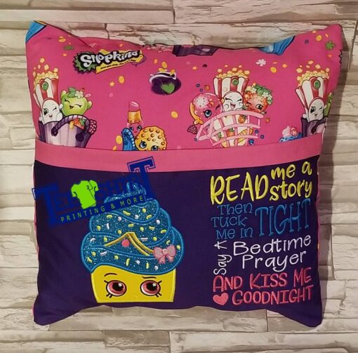 Cupcake Shopkins Pocket Pillow