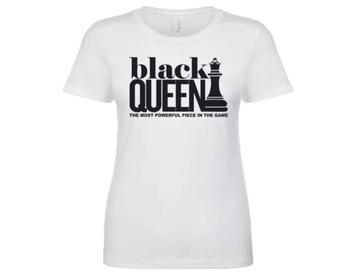 Glitter Black Queen Shirt