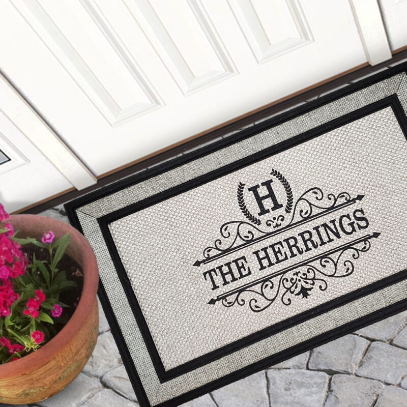Personalized Monogram Doormat