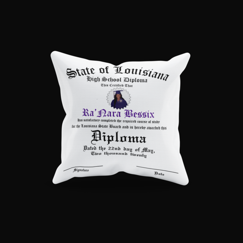 Graduation Diploma Pillow