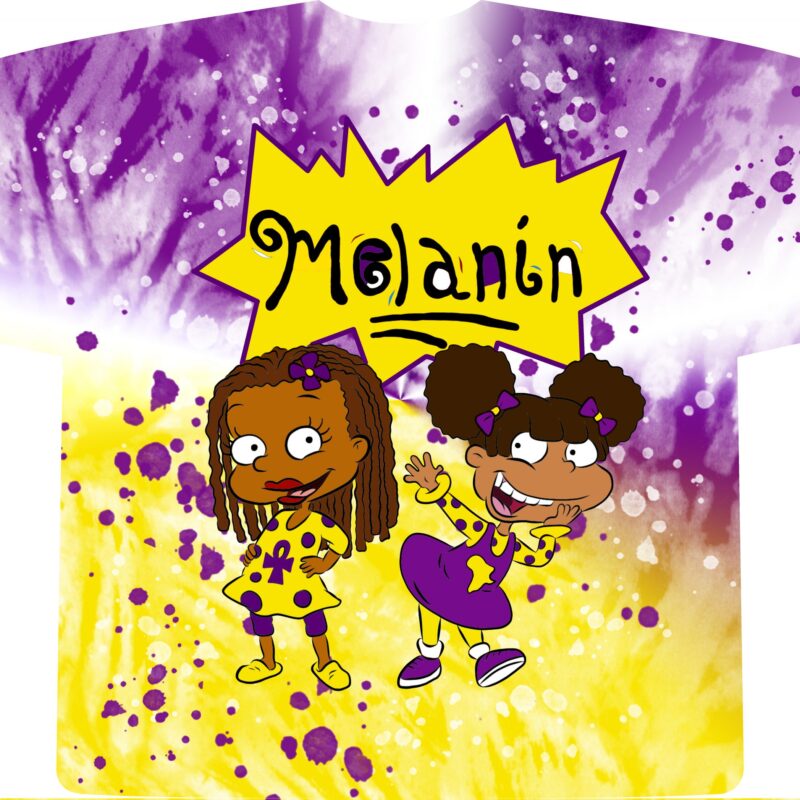 Alternative view of Melanin Rugrats 3D Sublimation Shirt