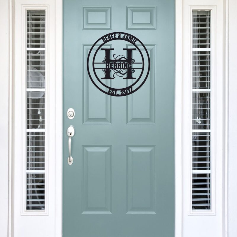 Monogram Wood Sign
