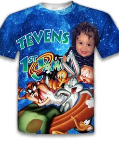 Space Jam 3D Birthday Shirt