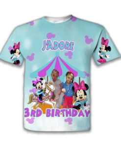 Minnie 3D Birthday Shirt