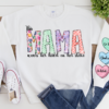This Mama wears Her Heart on her Sleeve, Valentine's Day Shirt, Mother's Day Shirt, Cute Sweatshirt, Candy Shirt, Gift for Her
