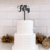 Fifty Birthday Cake Topper