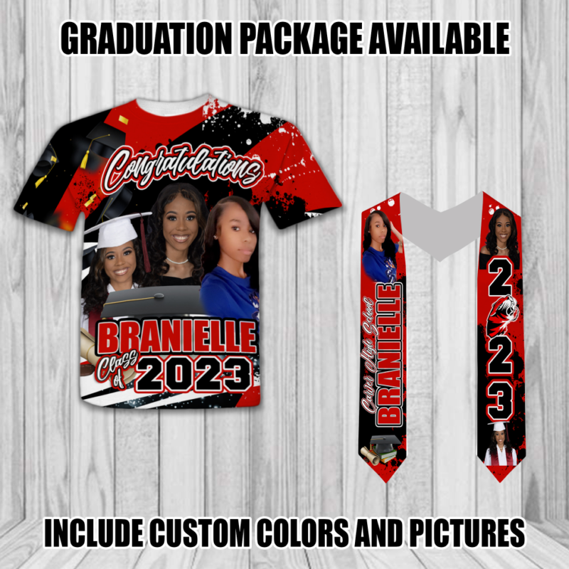 Alternative view of 3D Graduation Shirt Bundle