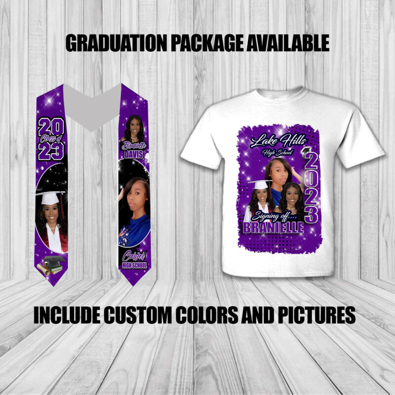 Alternative view of Purple Graduation Bundle