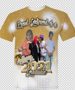 Burgundy 3D Graduation Shirts - Image 5