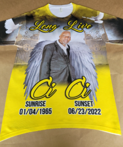 In Loving Memory, Rest In Peace, In Memory Of Shirt, Gone But Not Forgotten, Long Live, RIP Shirt w/ CLOUDS, All Over 3D Shirt, Sublimation Shirt - Image 6