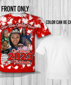 Alternative view of Red Book 3D Graduation Shirts