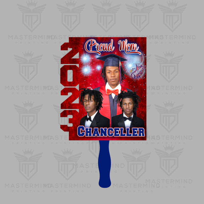 Custom Sublimation Graduation Fan