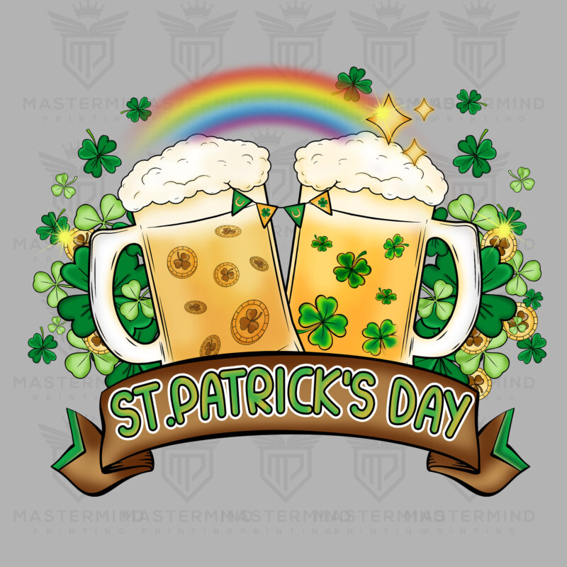 St. Patrick Day Beer DTF Transfer