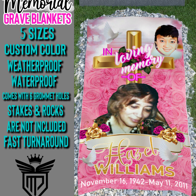 Custom Grave Blanket