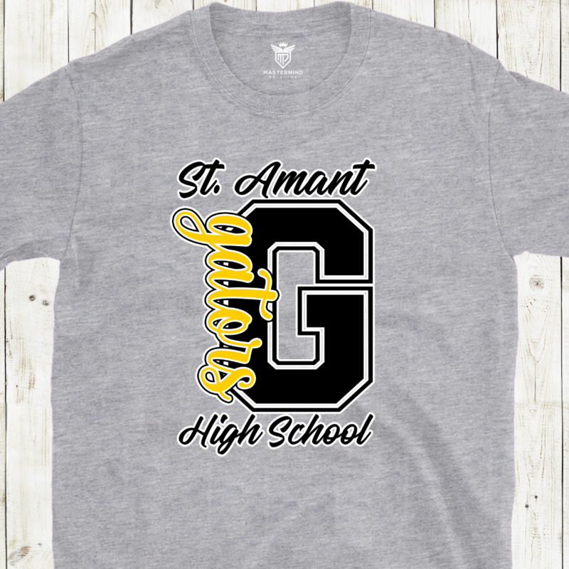 St. Amant Gators High School Spirit T-Shirt - Image 3