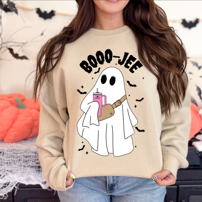 Halloween Ghost Sweatshirt, Boo Jee Shirt, Boo Shirt, Spooky Ghost Hoodie, Spooky Season Ghost Sweater, Spooky Vibes Shirt, Halloween Gifts