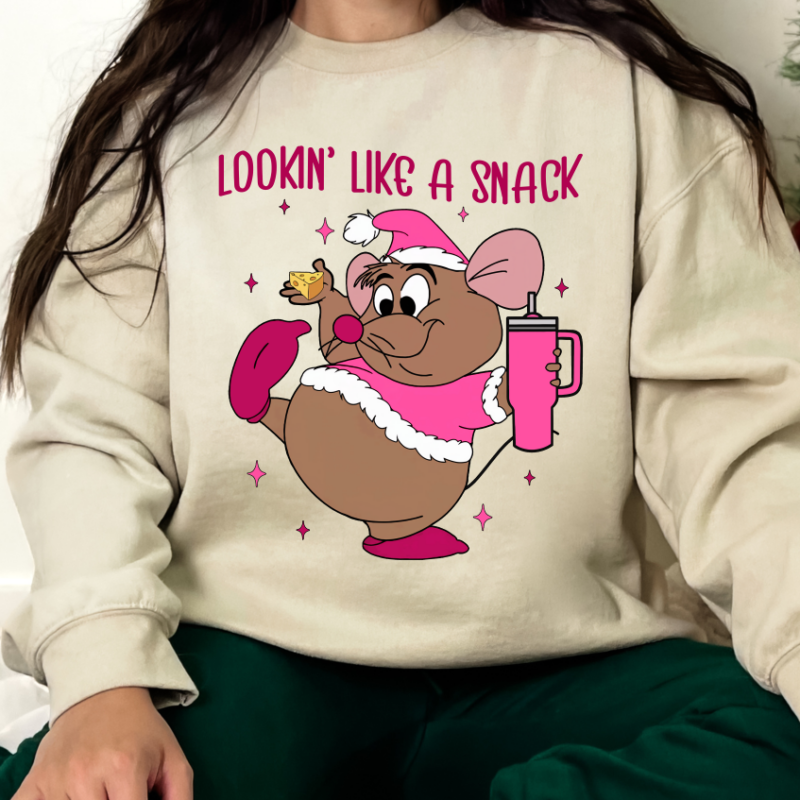 Alternative view of Lookin Like A Snack Christmas Sweatshirt