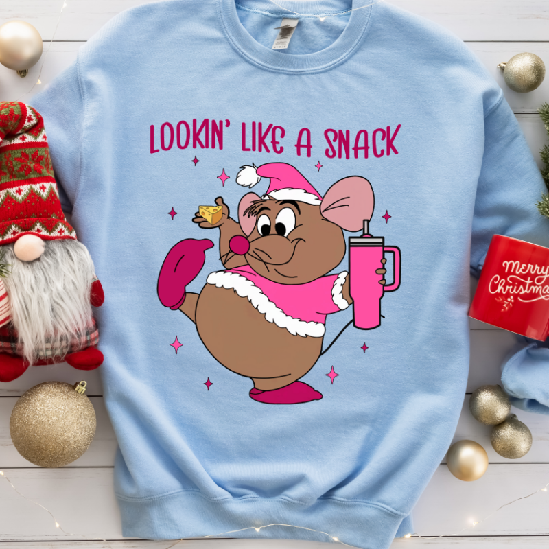 Lookin Like A Snack Christmas Sweatshirt - Image 3