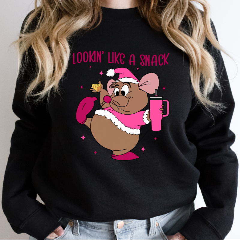 Lookin Like A Snack Christmas Sweatshirt - Image 4