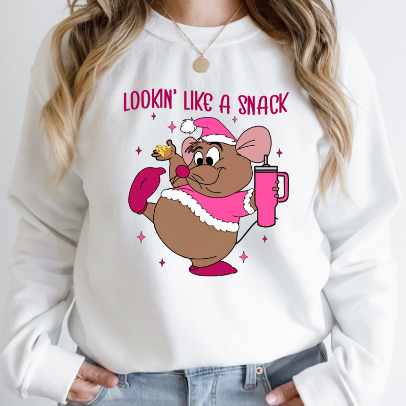 Lookin Like A Snack Christmas Sweatshirt - Image 5