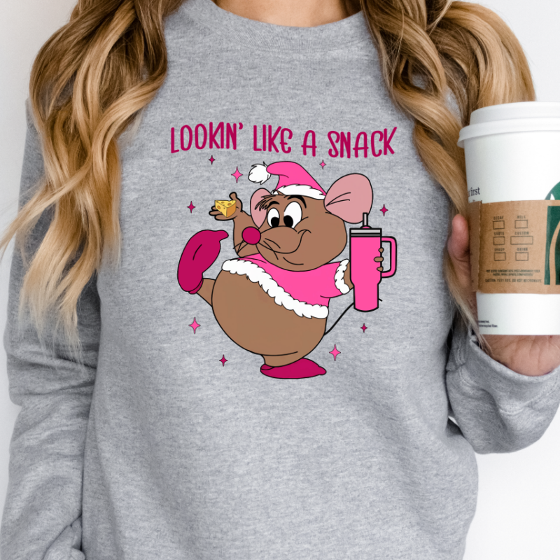 Lookin Like A Snack Christmas Sweatshirt - Image 6