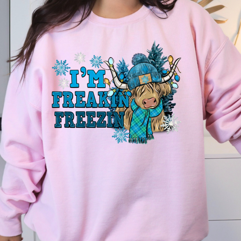 I'm Freakin Freezin Sweatshirt - Image 3