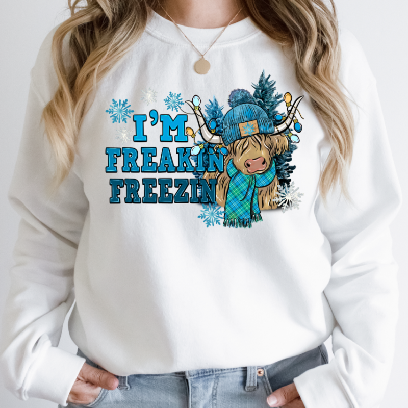 I'm Freakin Freezin Sweatshirt - Image 5