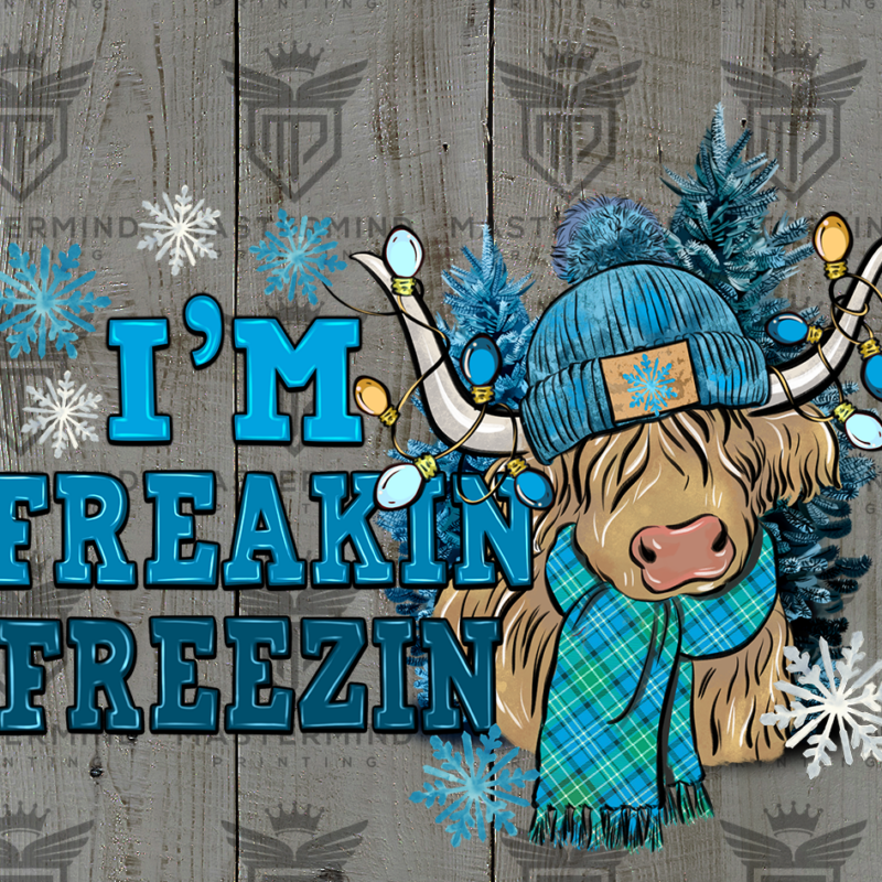 I'm Freakin Cold DTF Transfer