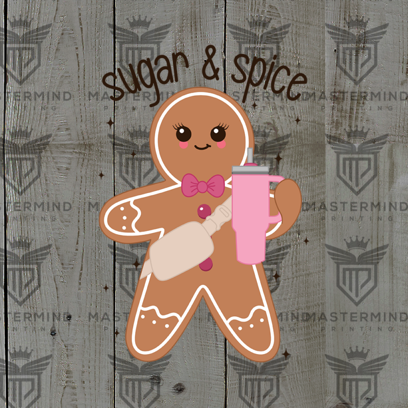 Sugar and Spice Gingerbread DTF Transfer