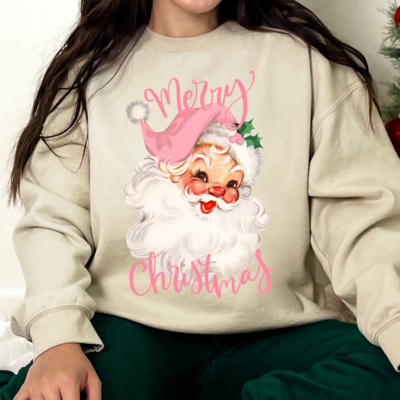 Vintage Santa Christmas sweatshirt - Image 3