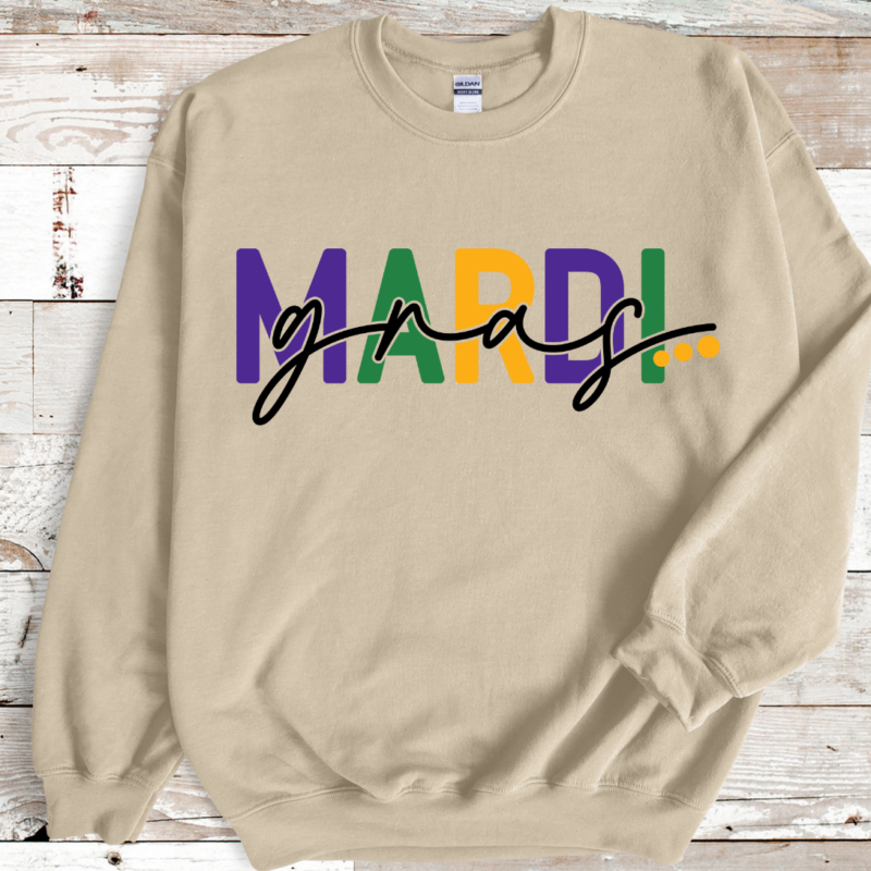 Mardi Gras Shirt Sweatshirt, Mardi Gras Sweatshirt, Louisiana Mardi Gras Hoodie, Festival Sweatshirt, Mardi Gras Outfit - Image 4