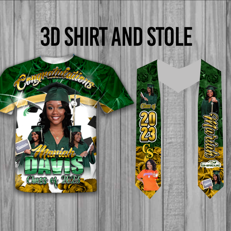 Graduation 3D All Over Shirt - Image 3