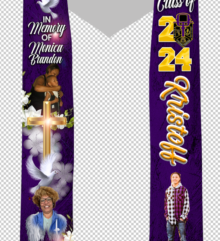 Memorial Graduation Stole - Image 4