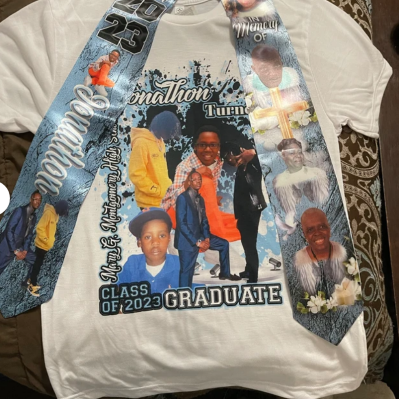 Memorial Graduation Stole - Image 3
