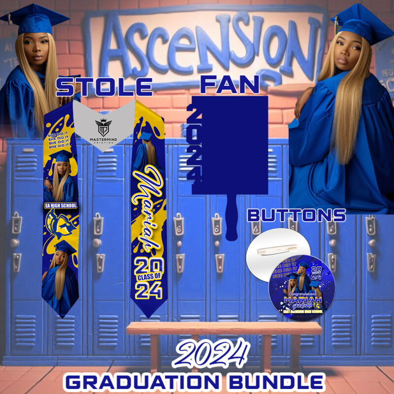 Graduation Stole and 5 fans