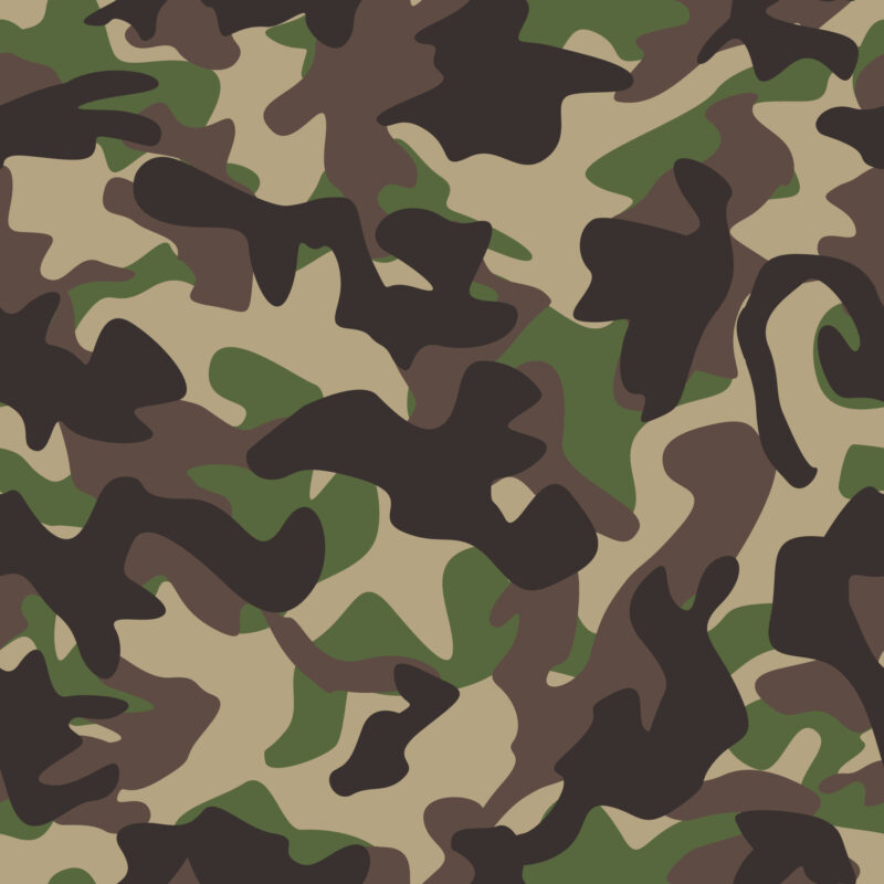Green Camouflage Seamless Vinyl