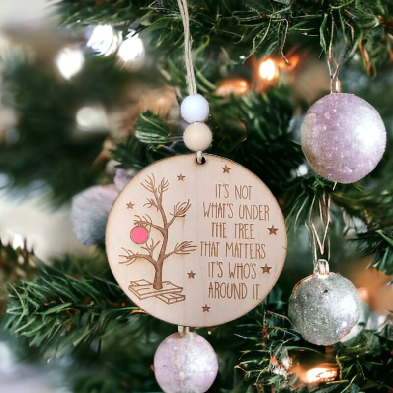 It's Not What's Under the Tree, Funny Christmas Gift, Gift Gag, Christmas Ornament