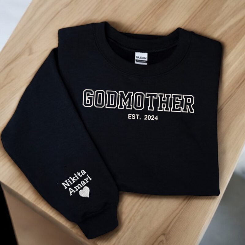 Godmother Embroidery Sweatshirt