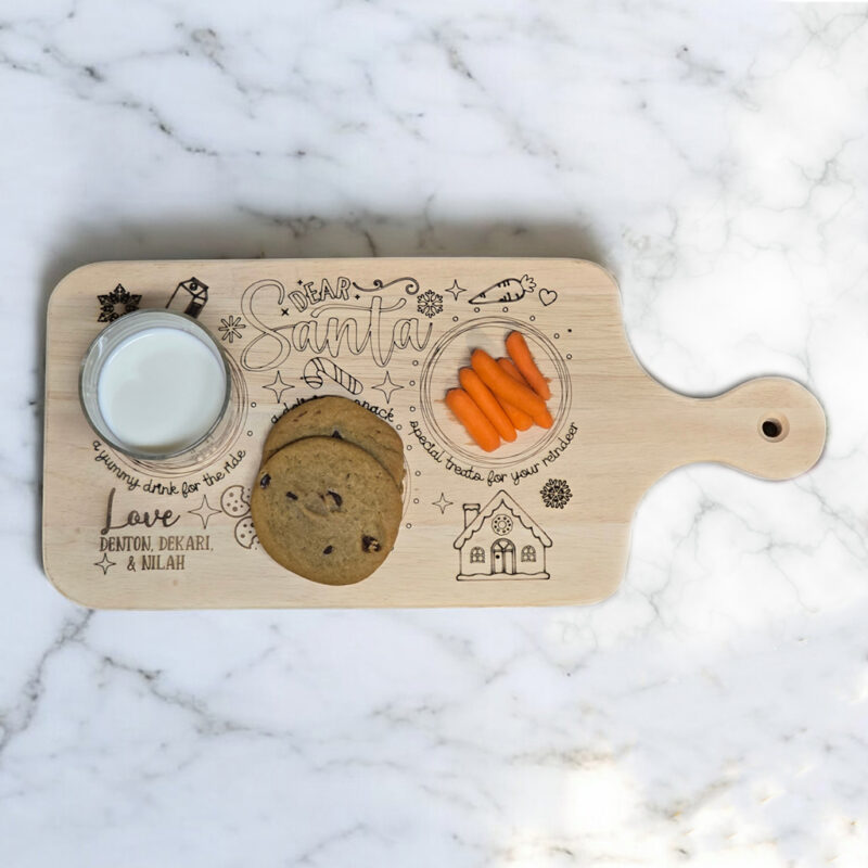 Santa Treat and Snack Tray