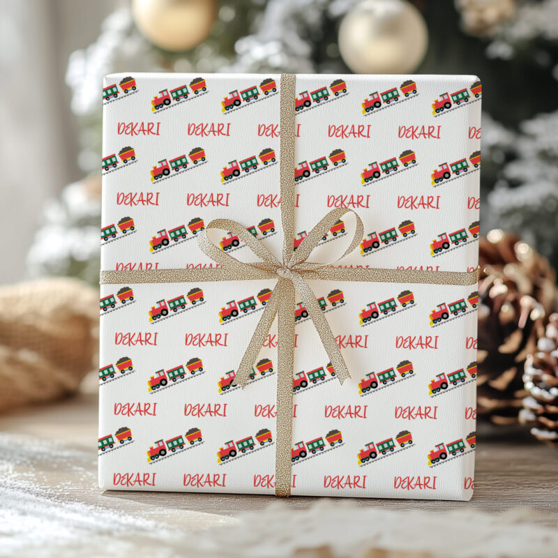 Train Wrapping Paper