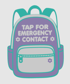 CHILD EMERGENCY BACKPACK TAG - Image 4