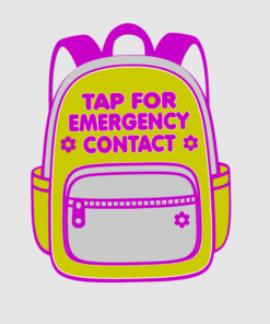 CHILD EMERGENCY BACKPACK TAG - Image 3