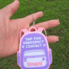 CHILD EMERGENCY BACKPACK TAG