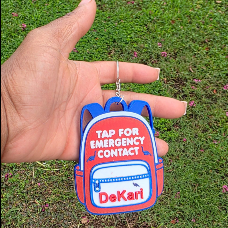 CHILD EMERGENCY BACKPACK TAG - Image 5