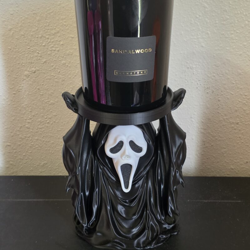 Ghost Face Candle Holder | Halloween Candle Decor | Spooky Home Decor - Image 5