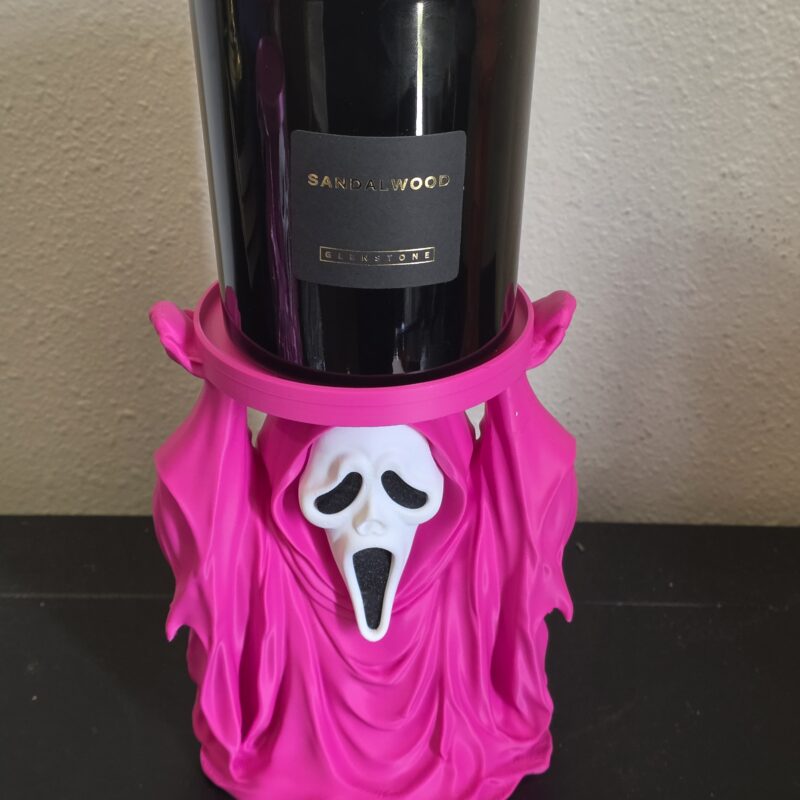 Ghost Face Candle Holder | Halloween Candle Decor | Spooky Home Decor - Image 3